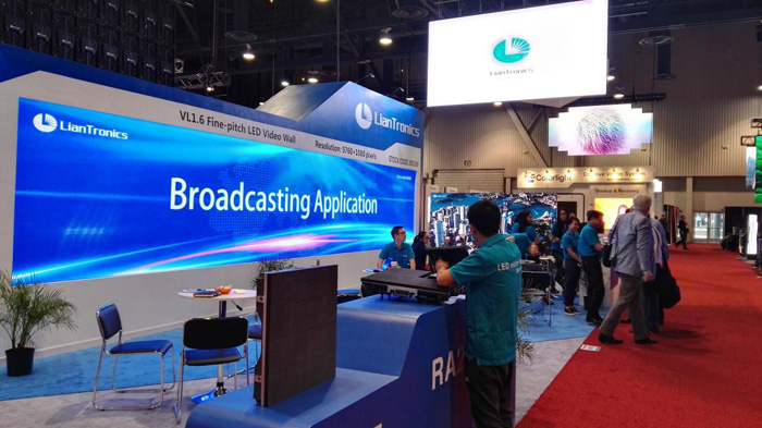 尊龙凯时人生就是搏光电艳服亮相2016美国Infocomm